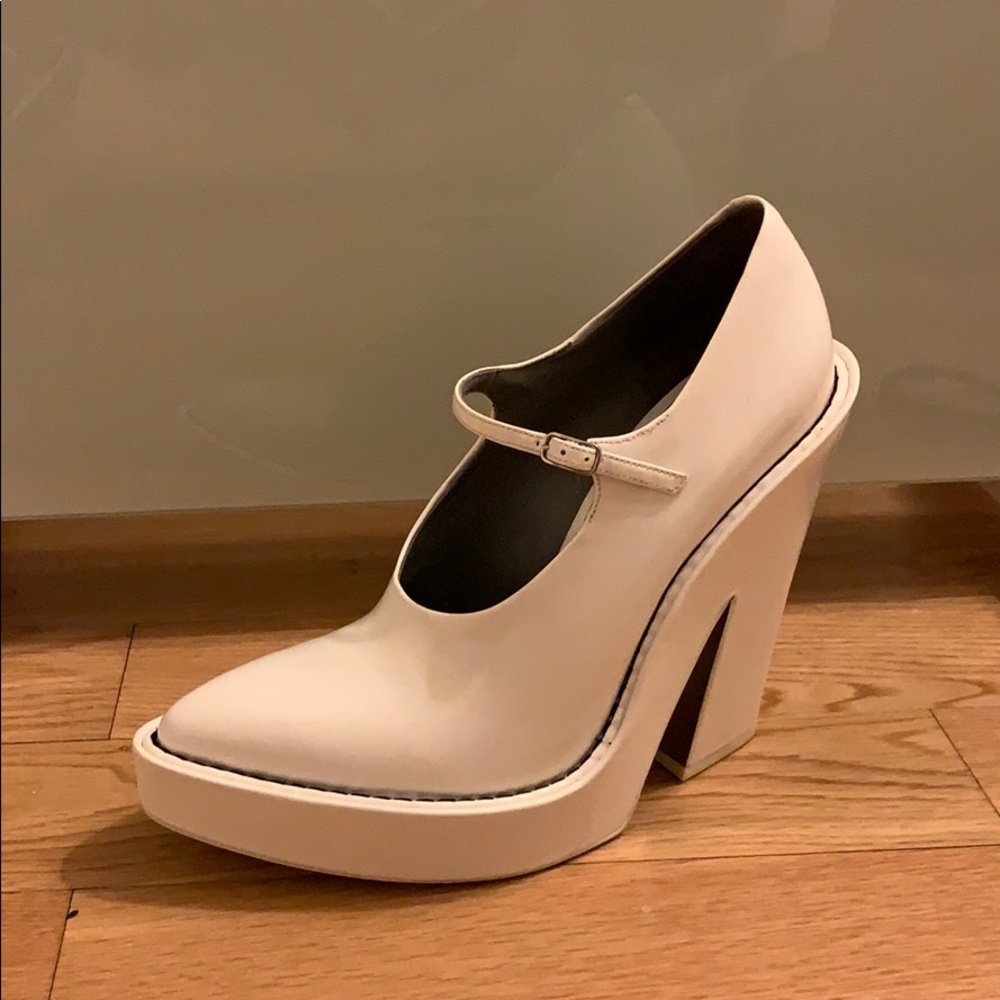 Alexander Wang White Heels